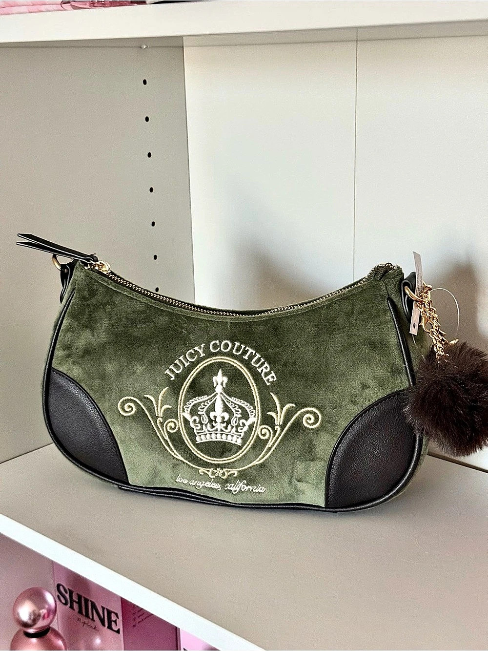 Juicy Couture “Juicy Magnifique” Hobo Shoulder Bag - Picture 3 of 5